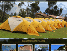 Tablet Screenshot of campingtoursperu.com